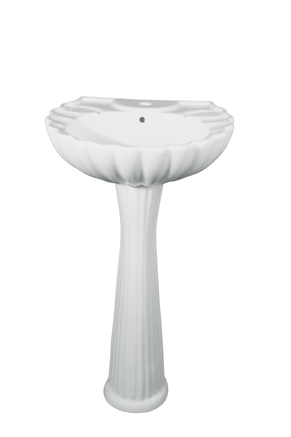 Zinuk Basin Set in White Color